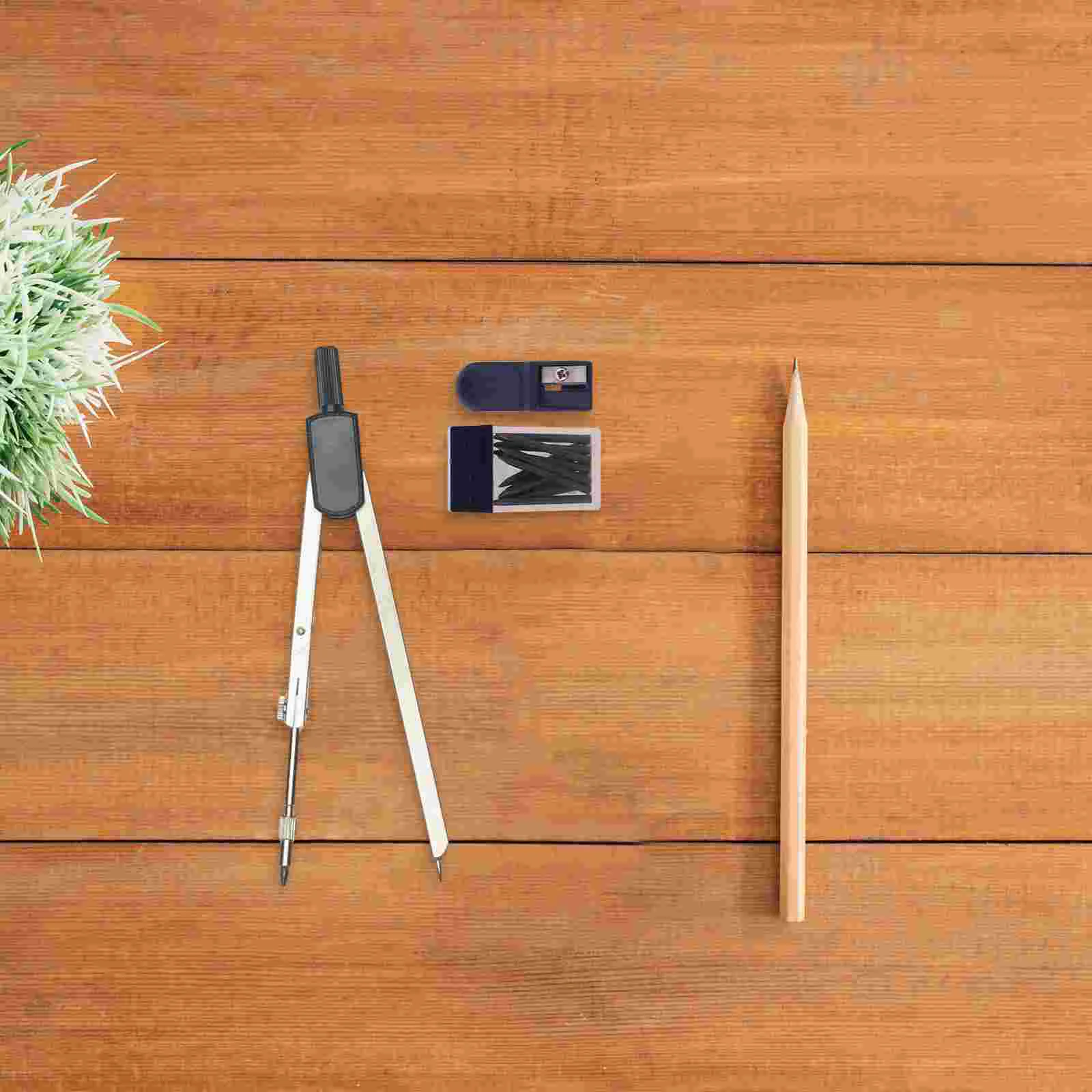 2Mm Compass Core Pencil Lead Stationery Drafting Supplies Drawing Tool Office Mechanical Refill Sharpener Plastic Tube Flat