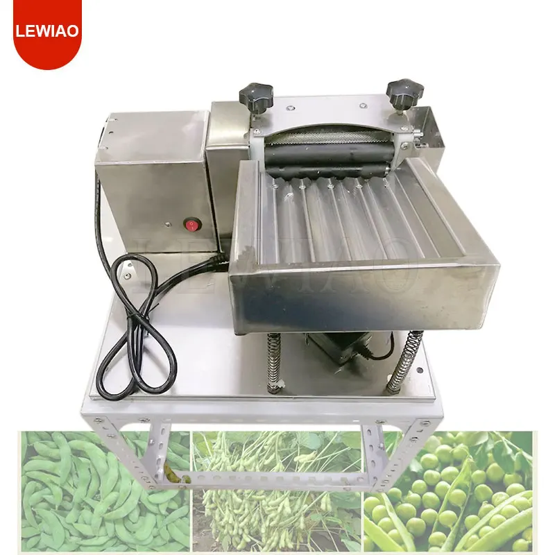 

Commercial Edamame Bean Shelling Peeling Machine Electric Green Beans Pea Sheller Peeler Separator