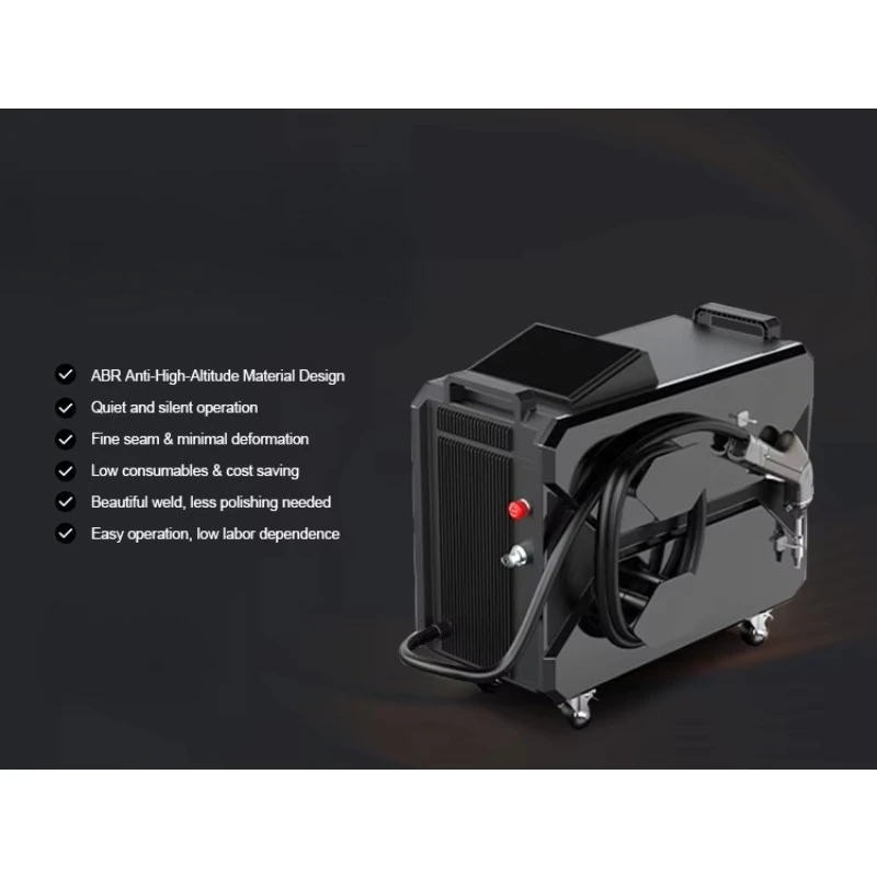 Stainless steel handheld  welding machine 1200W 1500W portable fiber optic machine CE certification