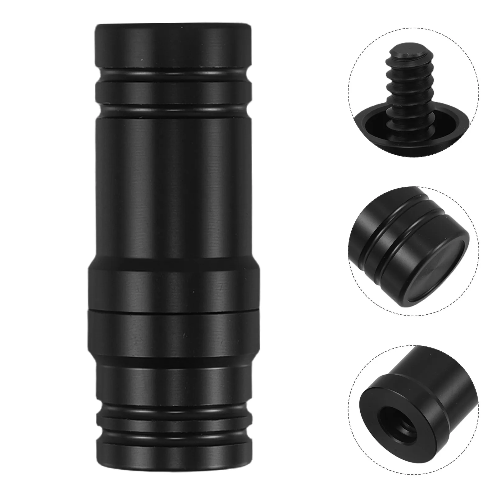 

Billiard Cue Joint Caps Threaded Protector Black Protectors for Cues Plastic Stick