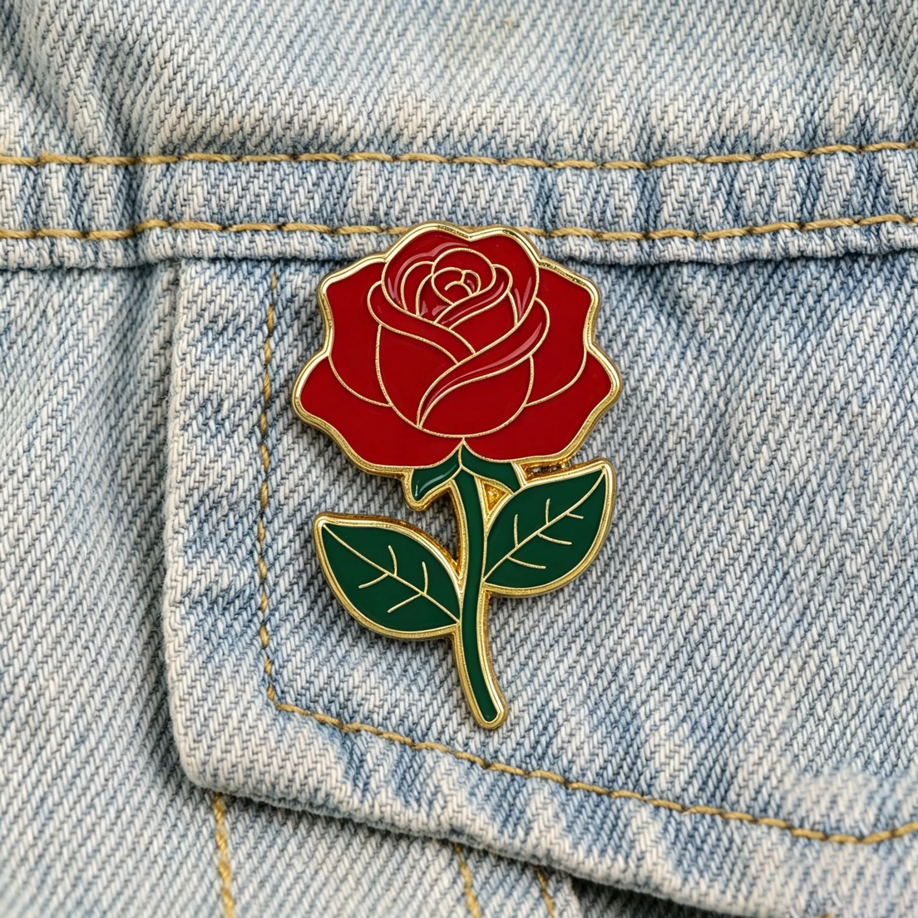 Elegante rote Rosen-Emaille-Anstecknadel, Vintage-Blumenbrosche, Reversnadel für Rucksack, Jeans, Tasche, romantischer Schmuck, Geschenk für sie