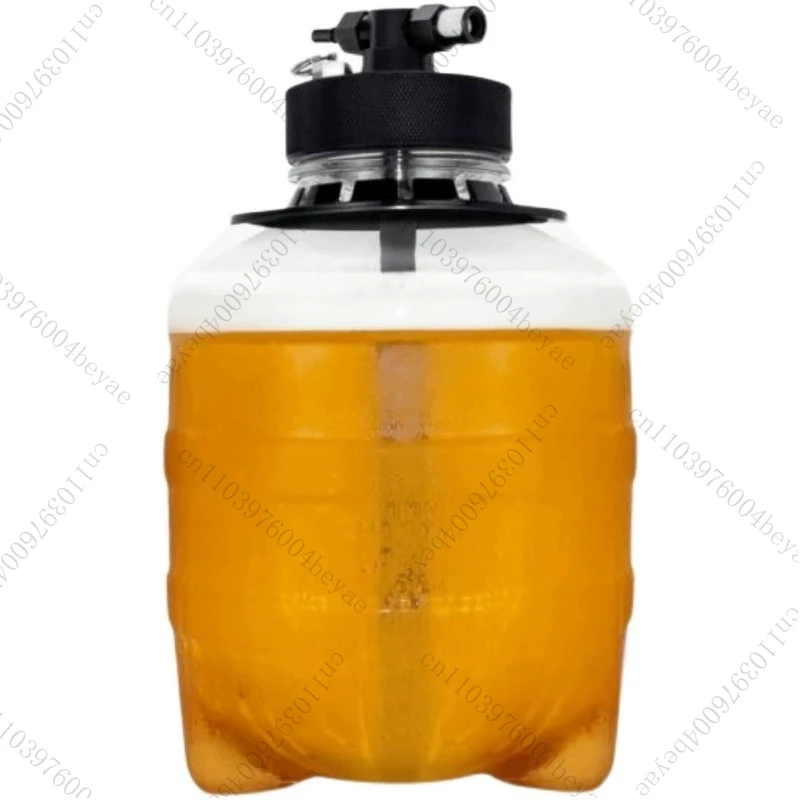 3.8LPET plastic thickened sealed small beer bucket beverage bottle ice bucket with lid