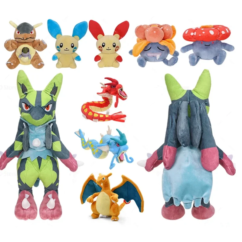 Pokemon Plush Toy Shiny Mega Lucario Alolan Vulpix Togepi Plush Toy Cartoon Vileplume Beedrill Peluche Dolls Kids Gift