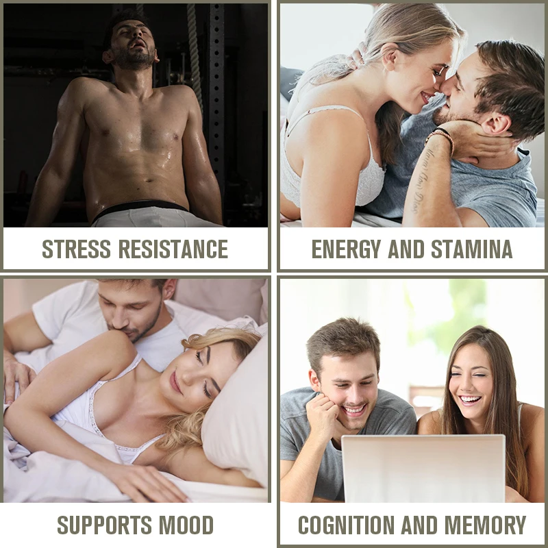 KSM-66 Ashwagandha Capsules Stress Relief Support Enerhiya at Mood Support Immune System Levels Nagpapabuti sa Adrenal Function