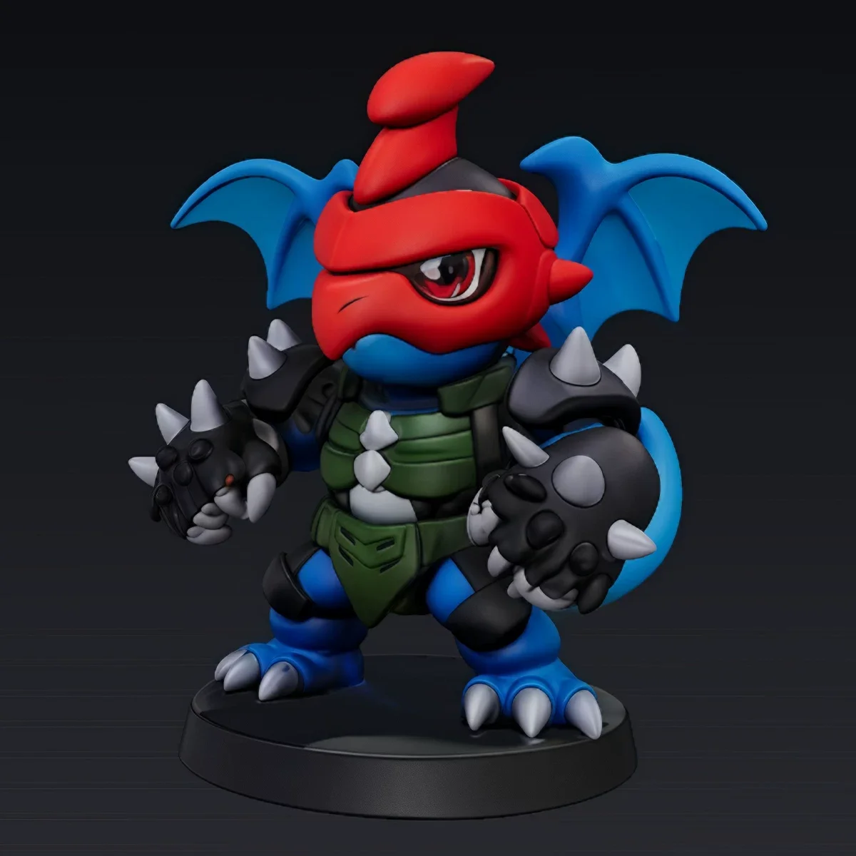 

Модель по индивидуальному заказу 15 см Q Edition Paildramon Модель игрушки Digimon Adventure Gk Настроить модель 3D-печати