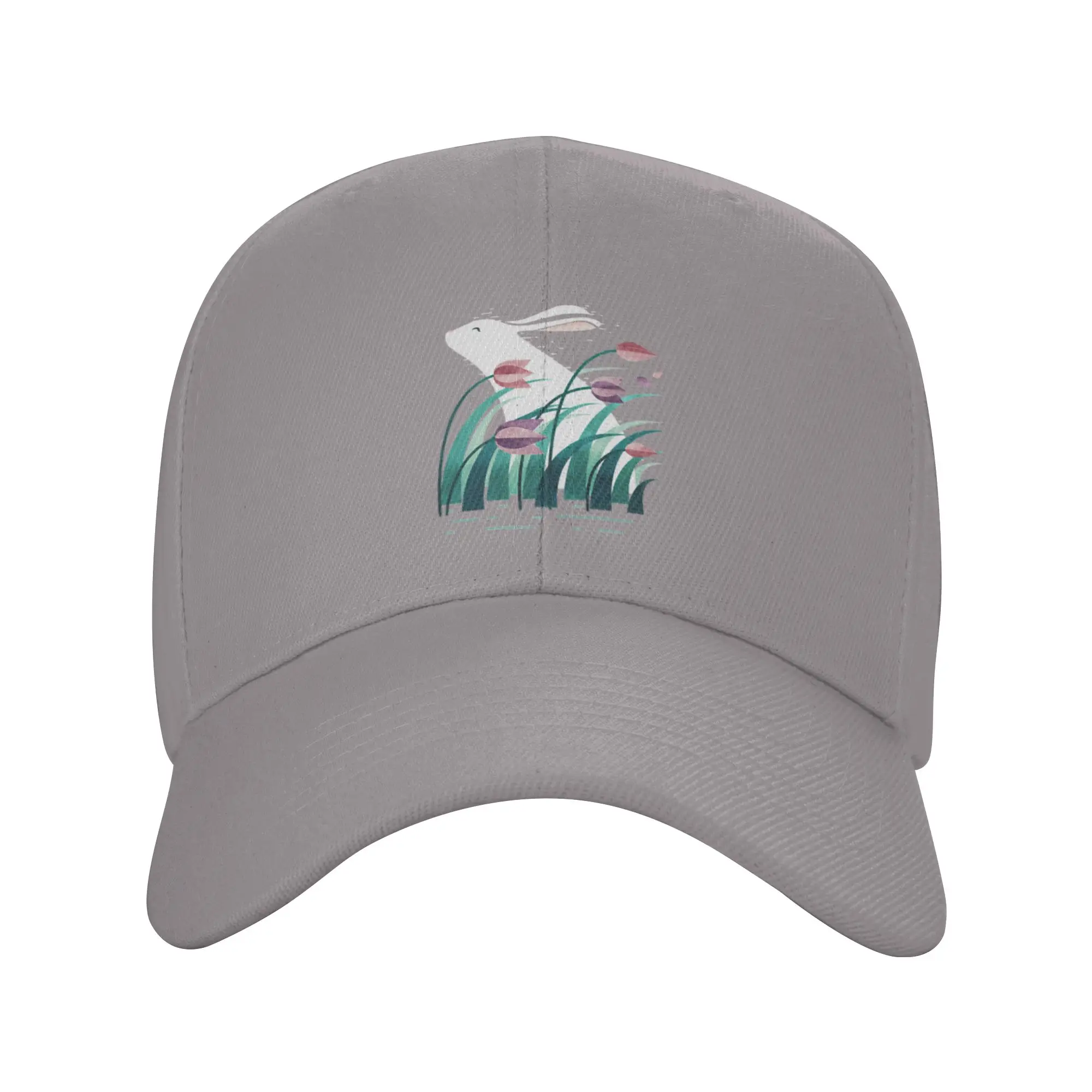 Hot Sale Rabbit  Resting Baseball Cap  Dad Hat Women's Visors  Summer Travel Women's Visors