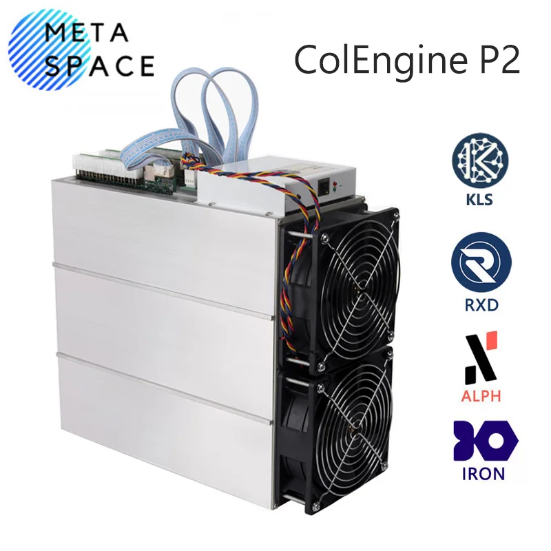 New ColEngine P2 Asic Miner FPGA Miner Support 4 Algorithm Alephium Radiant Karlsen P2 Miner ALPH KLS Miner Than SuperScalar K10