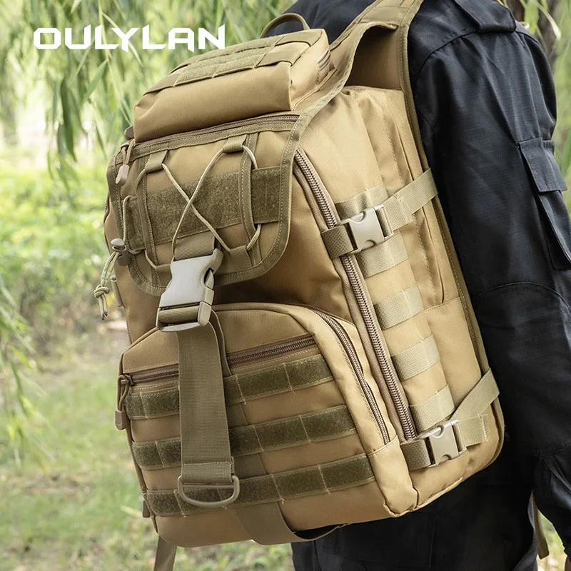 

Tactical Rucksack Outdoor Backpack Camping Hiking Climbing Trekking Fishing Hunting Bag Men Women Travel Pack