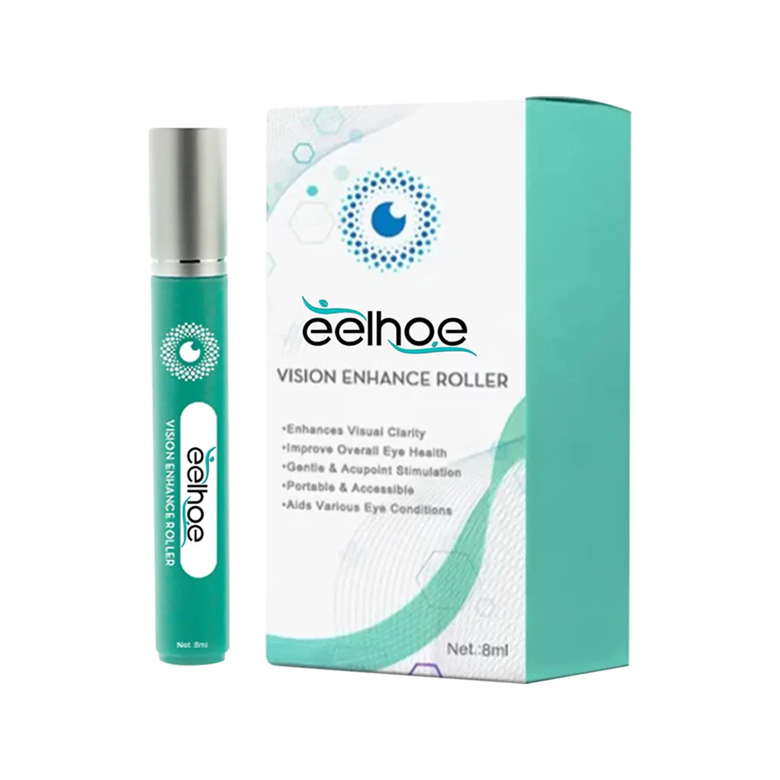 EELHOE Quickly Restore Vision Roller Treatment Myopia Eye Fatigue Dry Red Blurred Vision Relief Protect Eyesight Eye Care Liquid