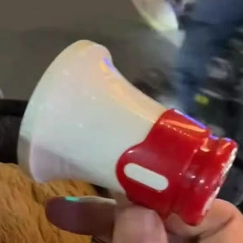 2 Stück zweifarbige Sprachverstärker-Lautsprecher, tragbares Design, Aufnahmefunktion, 15UB