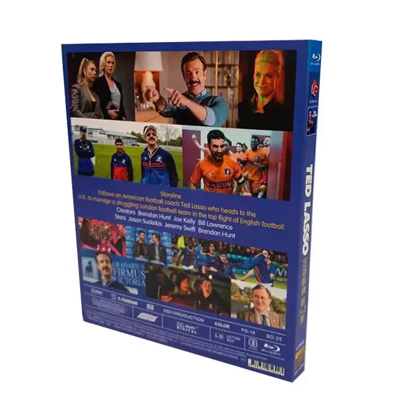 

BD Blu-ray High Definition American Drama Football Coach Seasons 1–3 Jason Isaacs 7-Disc Box