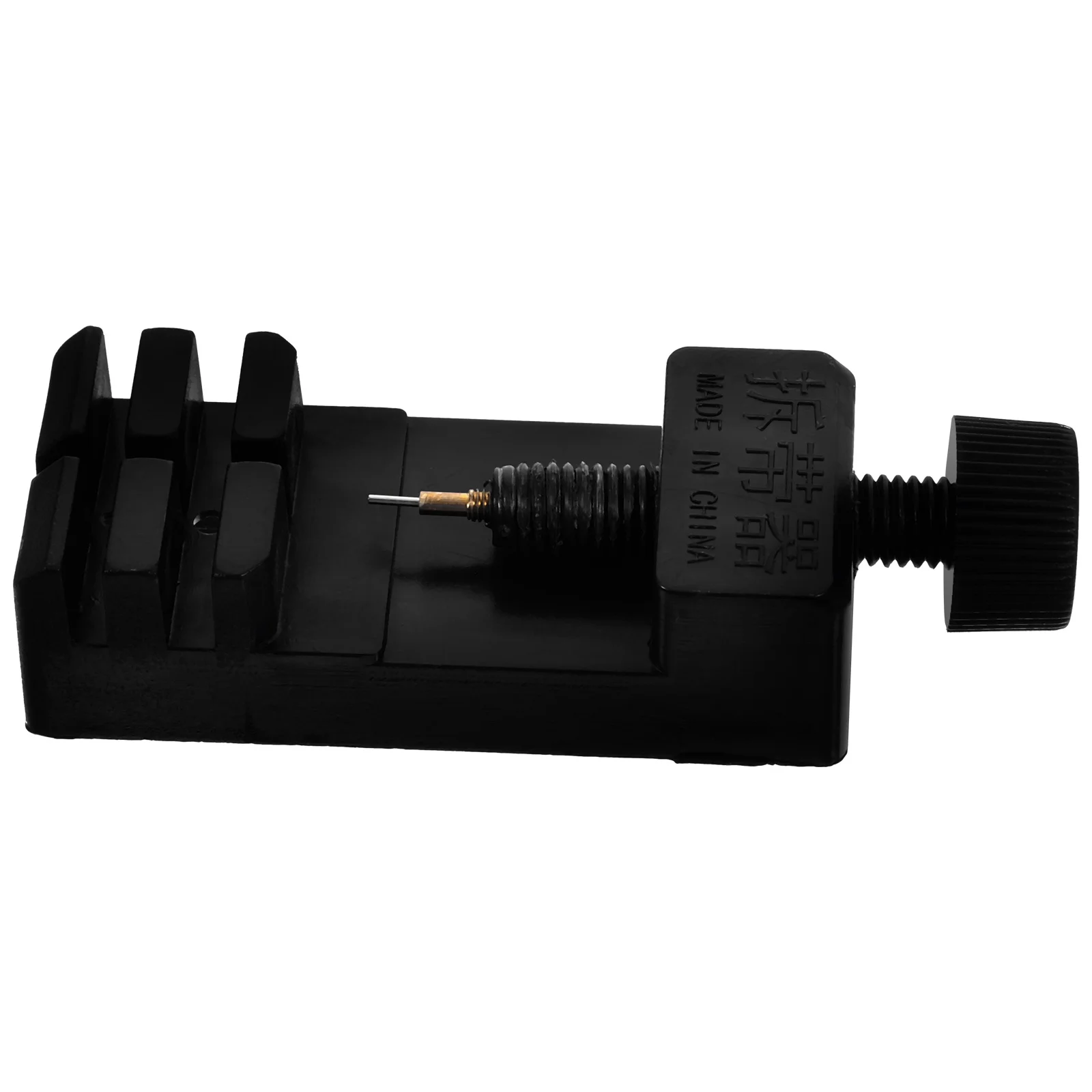 1Pcs Watch Repair Tool Kit for Band Size Adjustment Strong Metal Material Precise Pin Extraction Fit Various Thicknesses Black