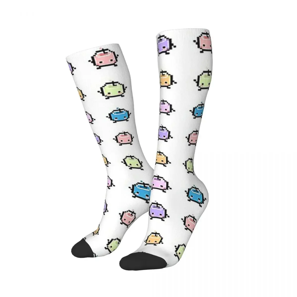 Stardew Valley Pastel Junimos Socks Harajuku Stockings All Season Long Socks Accessories for Unisex Birthday Present