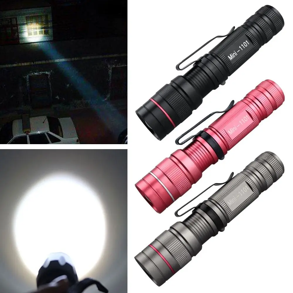 

Супер яркий для пеших прогулок, велоспорта, масштабируемая водонепроницаемая лампа, мини-вспышка, светодиодный фонарик, телефон