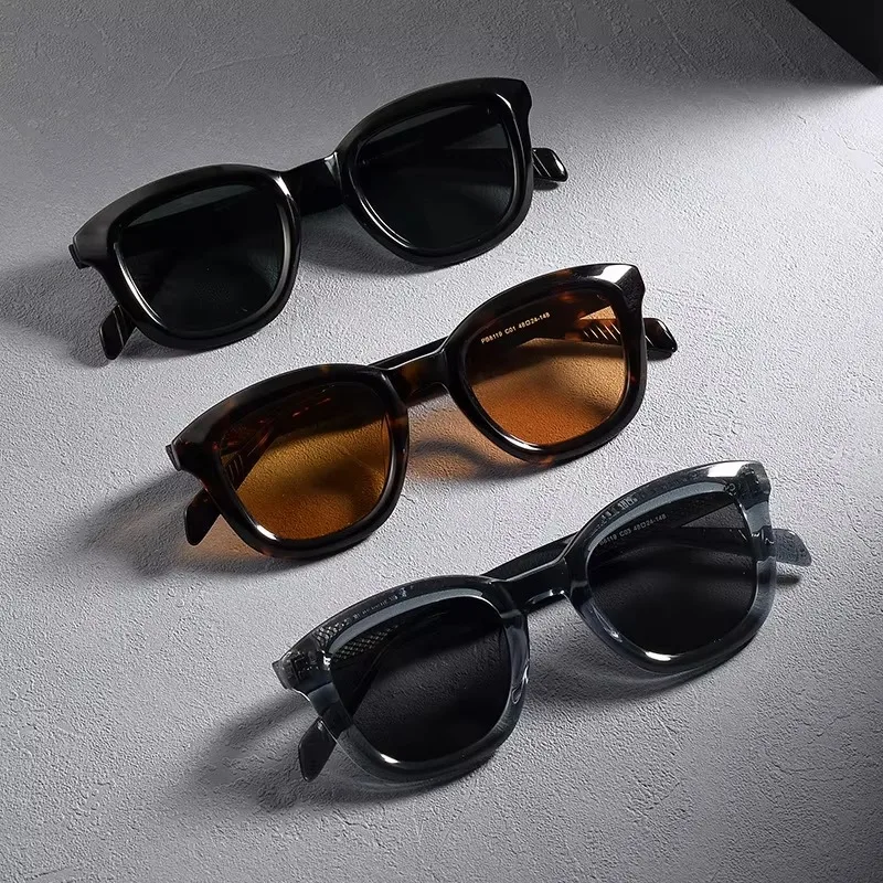 Vintage Tortoise Classic Designer Brand Retro Cat Eye Sunglasses  Large Frame for Men Women Fashion UV400 Outdoor Eyeglasses