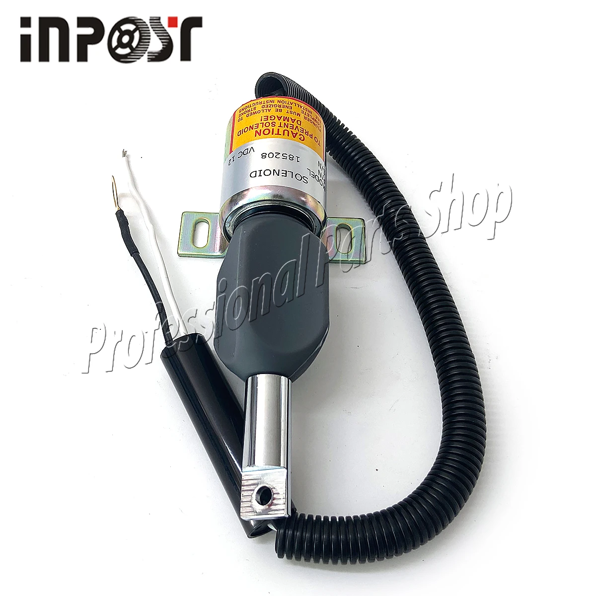 1pc New Fuel stop solenoid 185208 12V For Mustang MTL20 Track Loader Gehl CTL70 For Isuzu 4JG1-TPA