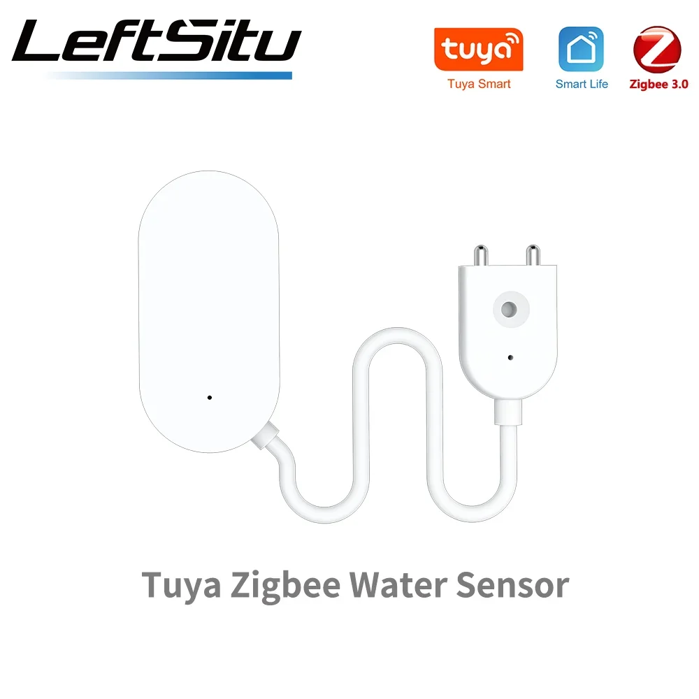 Tuya Zigbee Leak Sensor Water Leakage Detector Leakage Sensor Water Sensor Prevent Water Leakage For Smart Home var SmartLife