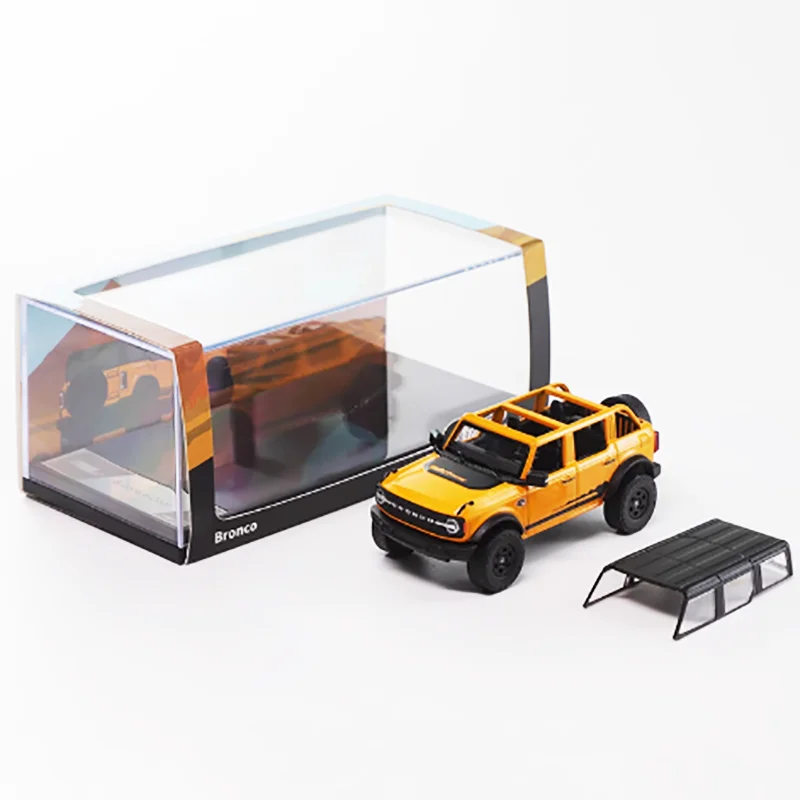 

Масштаб 1:64, Bronco, внедорожник, модель автомобиля из сплава, литой под давлением готовый продукт, имитация коллекции игрушек, статическая модель