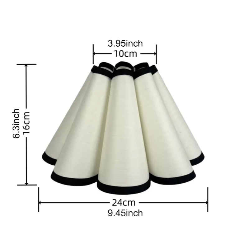 Small E27 Vintage INS design KD Petal retro fabric lampshade for table lamp chandelier lamps lanterns decor Lamp Replacement