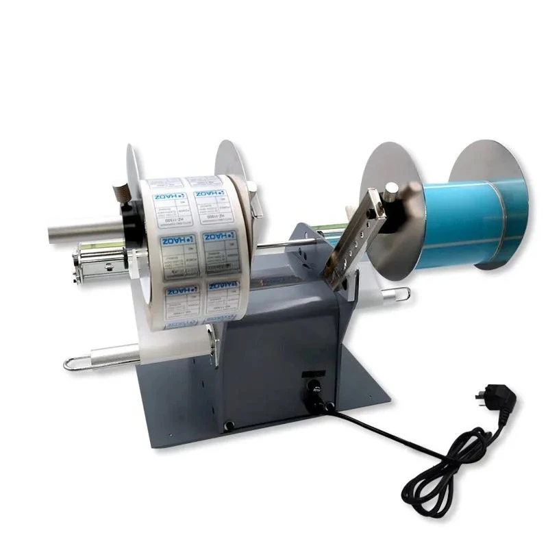 4-120mm wide automatic label dispenser  FTR-218C automatic label stripping machine with counting function Label distributor