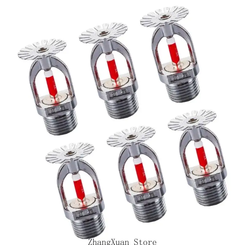 6 Stück hochwertige Kupfer-Feuersprinklerköpfe, Prüfdruck, Brandschutz, 3 x – Detail 7