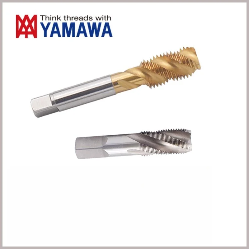 1PCS YAMAWA British Pipe Spiral  Tap For aluminum/With Tin Coating PS/RP/PT/RC/G/PF1/16-28 1/8 3/8-19 1/4-19 3/4-14 1/2-14