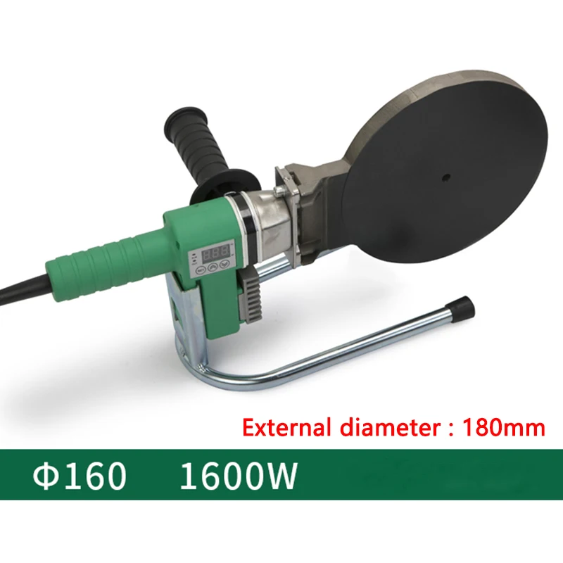 Placa de soldadura de Tubería de PE PPR de fusión en caliente, control inteligente de temperatura, pantalla Digital, sifón, placa de calefacción