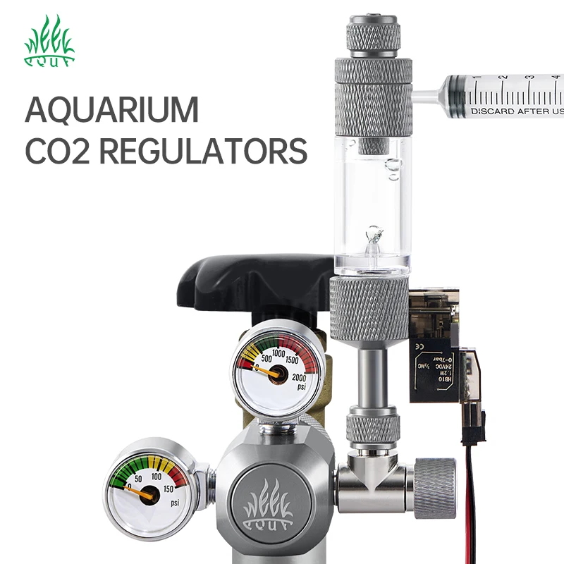 New Design Customized Top Quality Single Gauge Aquarium  Co2 Gas Regulator