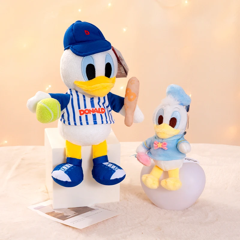 Disney Donald Duck Small Pendant Plush Toys Cartoon & Cute Anime Doll keyring Children\'s Toy Backpack Pendant Birthday Gifts