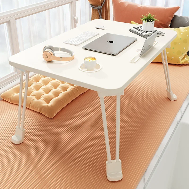 Multifunctional Desk Organizer - Heightening and Widening Computer Table, Stable Load-Bearing, Folding Reading Desk for Office