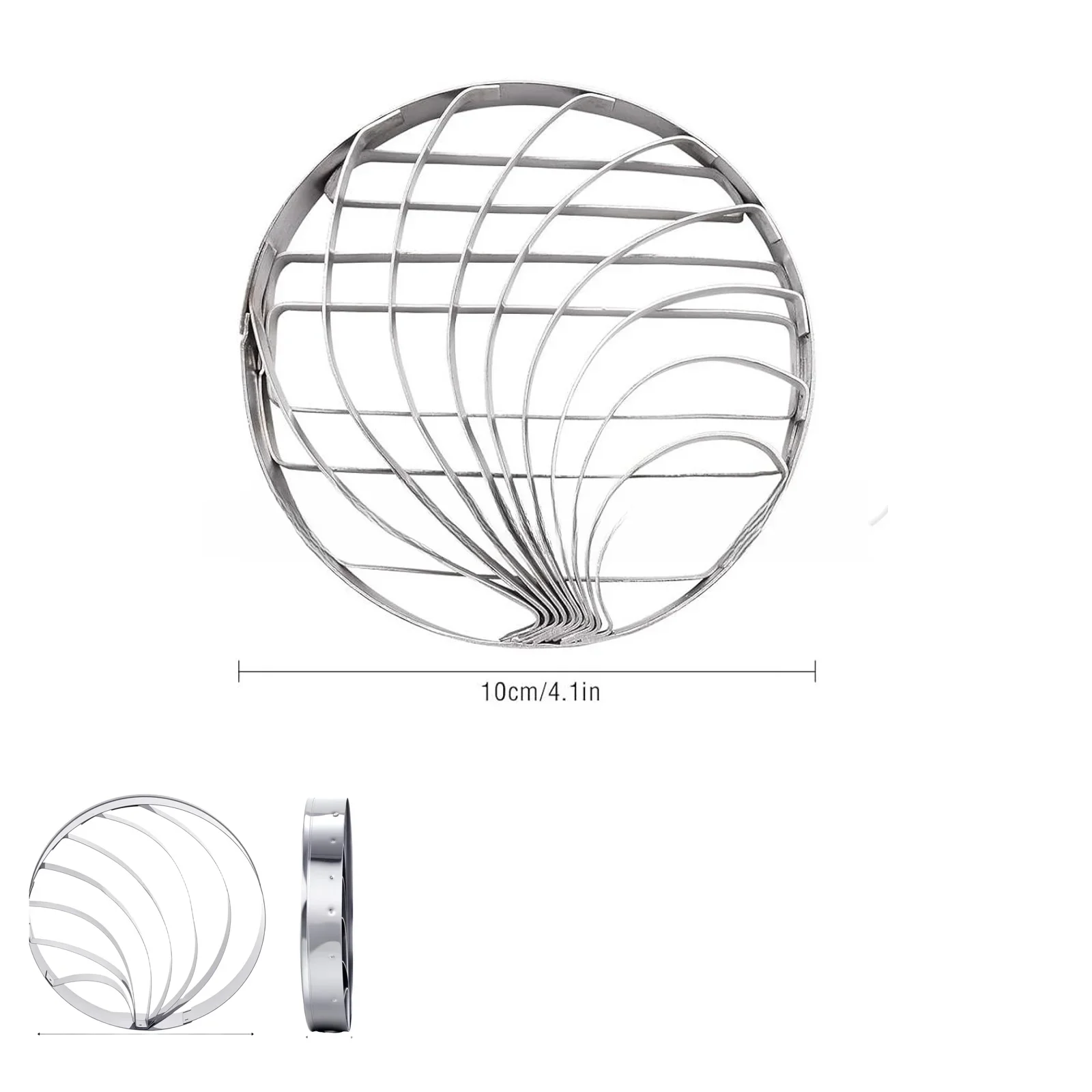 Shell Shaped Bread Cutter For MOLD For Mexican Concha Bread And Cookie Dough Stainless Steel 2pcs Bread Slicer Set
