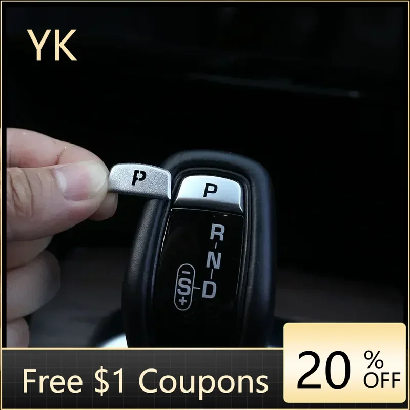 

For Land Rover Range Rover Evoque 2020-23 Aluminum Black Car Gear Shift Head P Button Push Cover Trim Car Accessories