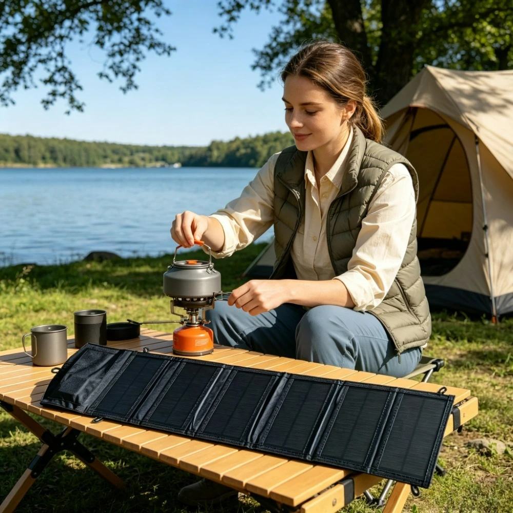 Outdoor Power Direct - Pannello solare USB alimentato a energia