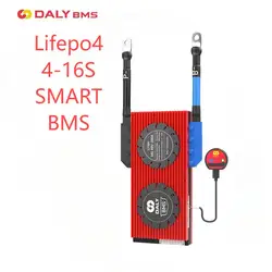 Daly Smart Lifepo4 BMS 4S 8S 15S 16S 30A 40A 60A 80A 100A 150A 200A 250A BMS do baterii litowo-18650 Bluetooth SMART BMS