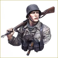 1/10 Scale Resin Bust Model Kit Historical Military Anti-Gun Soldier Miniature Diorama Unassembled and Unpainted Free Shipping