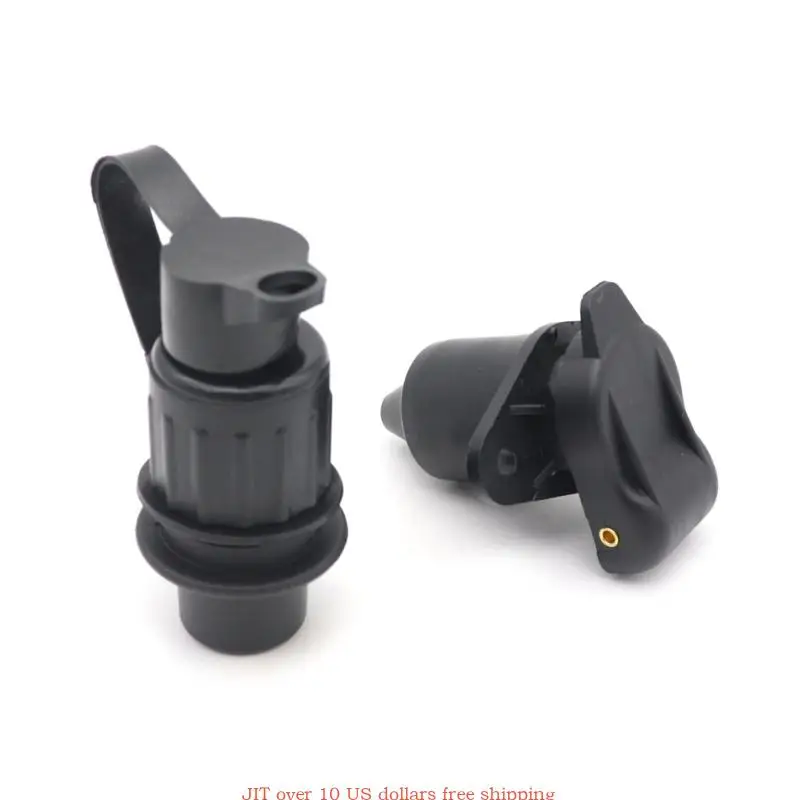 

3 Pin Trailer Socket Car Accessories Caravans 3 Poles Towing Socket Plug 12V