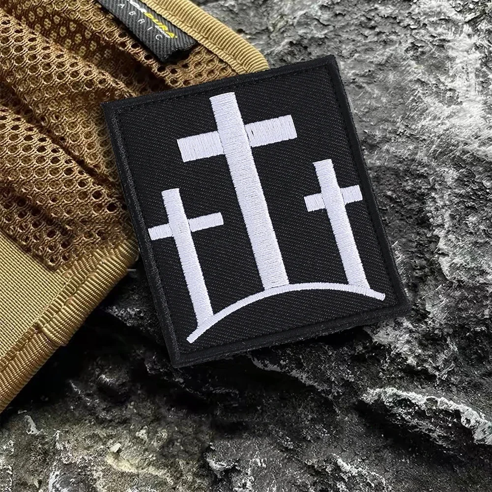 1PC Embroidery Jesus Christ Patch DIY Sewing Supplies Tactical Badge for Jacket Backpack Hat Jeans Hoodie Bag Appliqué Patches