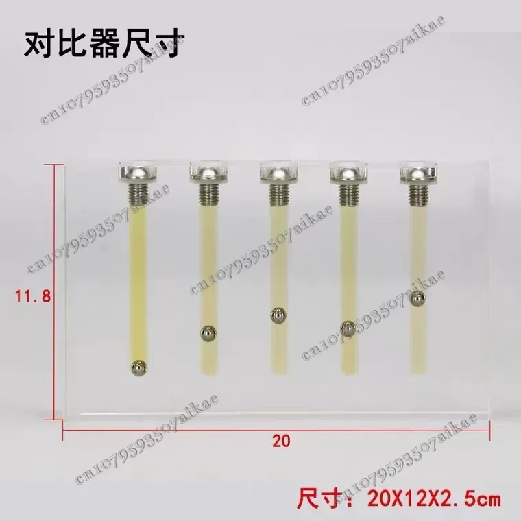 Auto Olie Kwaliteit Comparator Comparator Transmissie Olie Viscositeit Tester Demo Stand Test Tool Glas