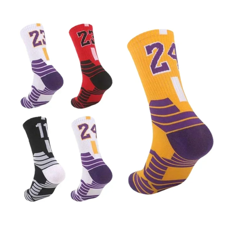 

Socks Sports Basketball Super Elite Thick Star Running Professional Sports Cycling Socks Non-slip Towel Bottom Socks Stocking