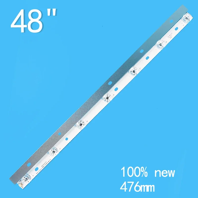 Nieuwe 10 Stks/partij 476Mm 7Leds 3V Voor 48 "Tv Rohs JS-LB-D-JP4830-071DBAD 48s600 CF-50FA1