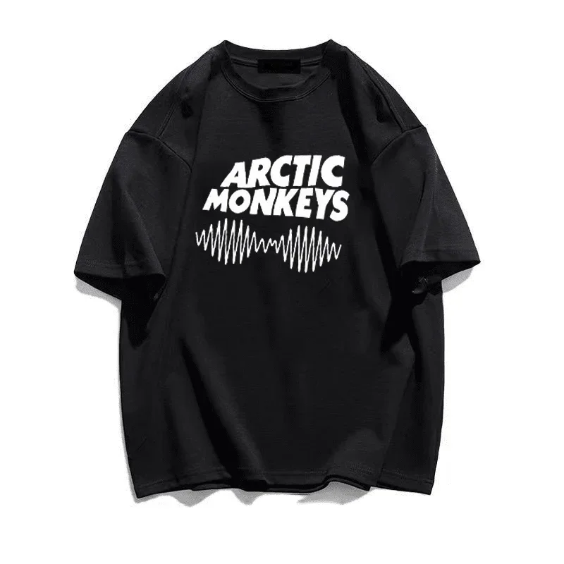 

Одежда Arctic Monkey, футболка, мужская повседневная футболка Манга 2022 Y2k, белая футболка, футболка, Одежда Манга