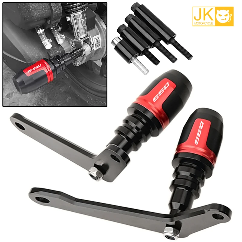 

Fit For Trident 660 2021 2022 Trident660 Motorcycle CNC Falling protection Exhaust Slider Crash pad slider Decorate Accessories