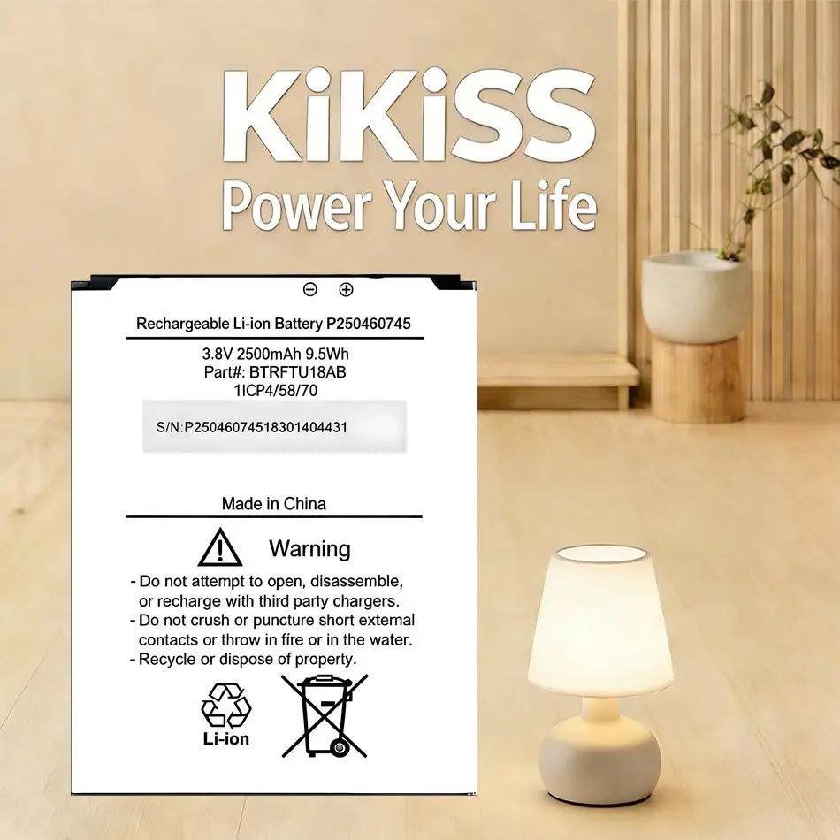 

Аккумулятор для мобильного телефона Freetel BTRFTU18AB P250460745 с хорошими характеристиками при низких температурах, 2500 мАч