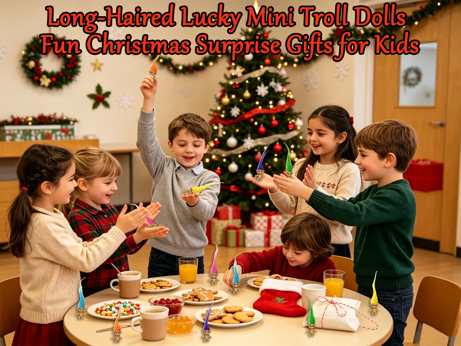 50-200 Stück Mini-Troll-Puppen Vintage Mini-Troll-Spielzeug für Kinder Geschenktüten-Füller Party-Geschenke Halloween Weihnachten Klassenzimmer-Geschenke – Detail 9