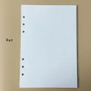 Lose Leaf Notebook für Business, A5, A6, Aufladen, Spiralbindemittel, Index auf der Seite, monatlich, wöchentlich, eine Ausführungsliste, Papier -Schreibwaren, 45 Blätter 8 Hauptverkäufe dekoriertes Fichary -Blatt - №4