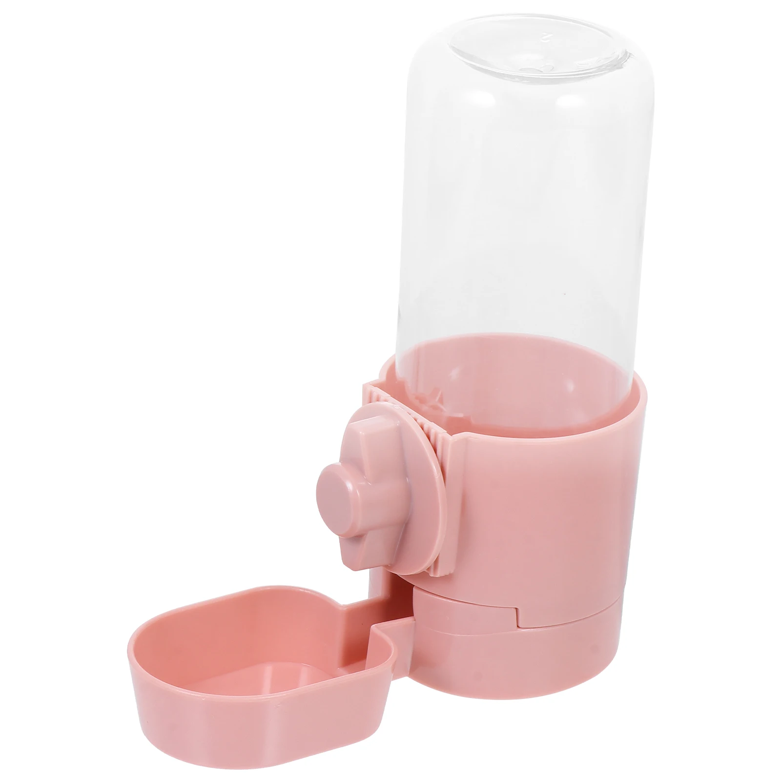 

Hanging Pet Waterer Durable PP Material Dog Cat Rabbit Feeder Pink Easy Clean Large Capacity Small Medium Pets