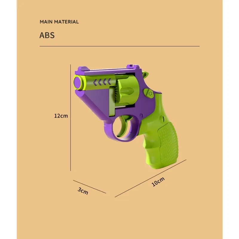 Pistolet jouet interactif rotatif anti-Stress intérieur/extérieur pour enfants et adultes (désactible) cadeau de vacances au choix pour garçons