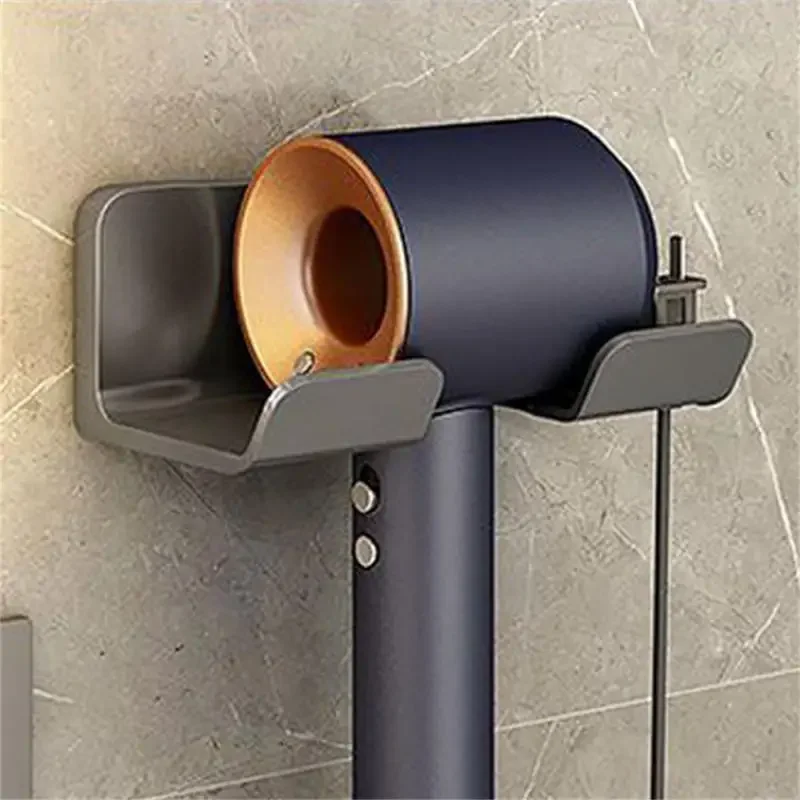 Hair Dryer Bracket Comb Storage Salon Accessories Wall-mounted Hole-free Hair Dryer Shelf Barber Equipment Hair Styling Tools