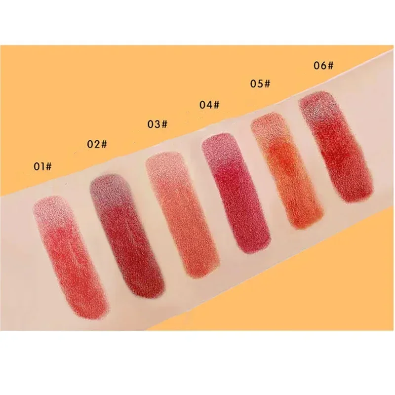 2 色をご用意しています口紅滑らかなマットな質感のリップグロス長持ち唇メイクアップヘッドセットボックスセット絶妙な韓国化粧品