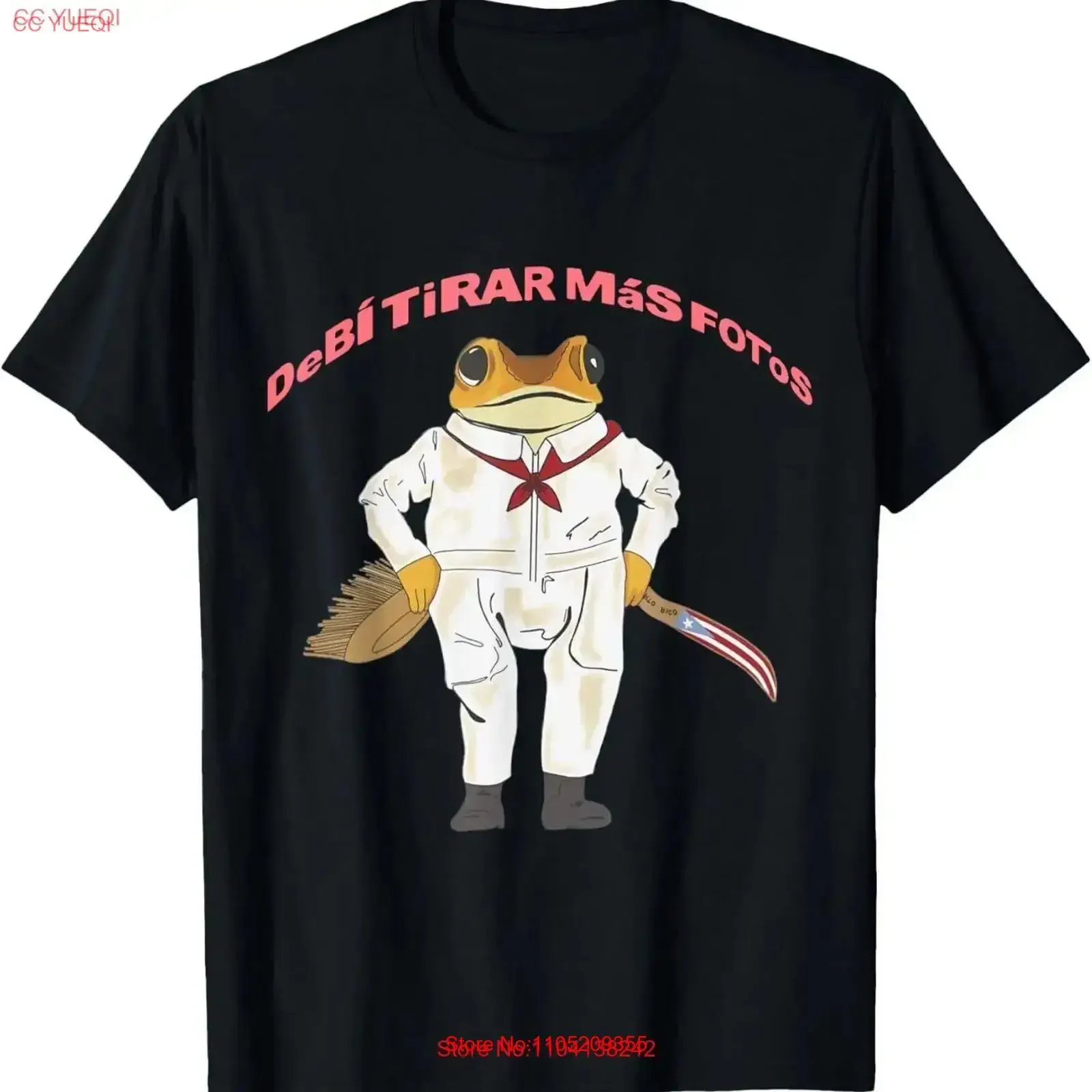 Retro Debi Tirar Album Mas Fotos Frosch Vintage Lover Design T-Shirt Vintage gewaschen bequem stilvoll atmungsaktiv lässig